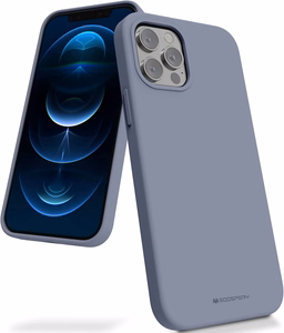 Dėklas Mercury Silicone Case Samsung A175 A17 4G/A176 A17 5G levandos pilka