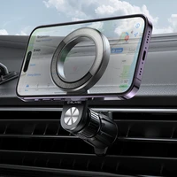 Blavec Automobilio laikiklis BH-03 magnetinis žiedas prie oro angos (BH03-MAVRB) juodas