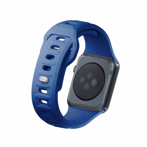 42/44/45/46/49 mm Blue (big) - 3mk Silicone Watch Strap for Apple