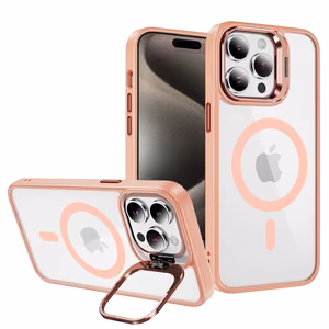 Tel Protect Dėklas telefonui su stovu MagSafe iPhone 13 Pro (m) - šviesiai rožinis (m)