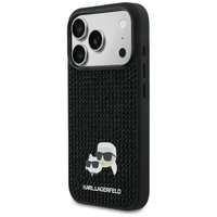 KARL LAGERFELD case for IPHONE 17 Pro KLHCP17L6PRKCLK (Rhinestone W/ K&C PIN) black