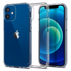 Permatomas dėklas telefonui 2 mm BOX skirtas IPHONE 12 Mini