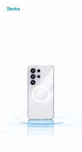 Benks Magnetic Crystal Dėklas (A048) for Samsung Galaxy S26 skaidrus