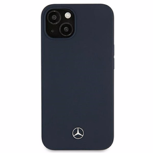 Mercedes silikoninis linijos dėklas telefonui iPhone 13 mini – tamsiai mėlynas