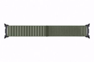 Alyvuogių spalvos „Samsung SVL33LG Fabric Band“ medžiaginis laikrodžio dirželis (M/L), skirtas „Galaxy Watch9“ ir „Galaxy Watch8“