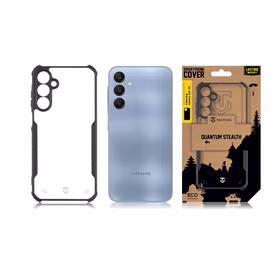 Tactical Quantum Stealth Dėklas skirta Samsung Galaxy A25 5G Skaidrus/Juodas