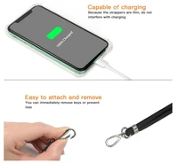 Universalus kaklo dirželis telefonams rožinis