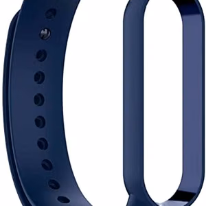 Ремешок для Xiaomi Mi Band 5 6 7 тёмно-синий