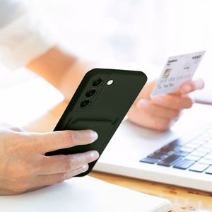 Case for Samsung A35 5G Card Case zielony