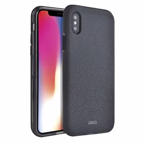 Uniq Lithos dėklas telefonui iPhone Xs Max - juodas