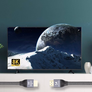 Kabelis (m) HDMI 2.1 8K 60 Hz 48 Gbps / 4K 120 Hz / 2K 144 Hz 2 m sidabrinis (WHDMI-20)