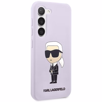 Karl Lagerfeld KLHCS23MSNIKBCU S23+ S916 kietas dėklas violetinis/violetinis Silikoninis Ikonik
