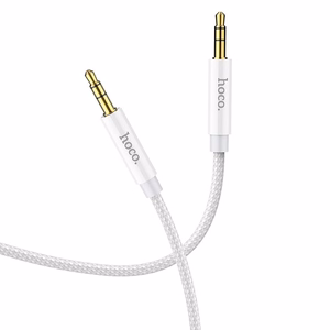 Laidas AUX Jack 3,5 mm į Jack 3,5 mm Hoco 1 m UPA19 sidabrinis