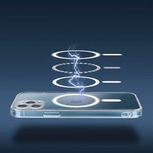 Clear Mag Cover (STR) dėklas, skirtas Samsung A37, suderinamas su MagSafe, skaidrus