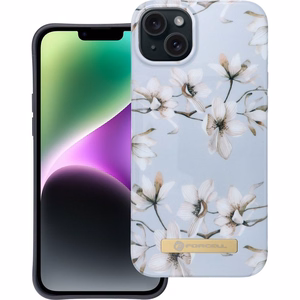 FORCELL F-PROTECT Mirage dėklas telefonui suderinamas su MagSafe IPHONE 14 Plus pavasario gėlės