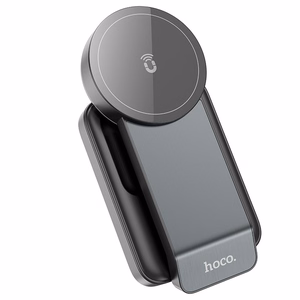 Belaidis įkroviklis Hoco 3in1 15W suderinamas su MagSafe CQ3 juodas