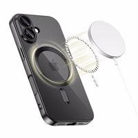 Tech-Protect MagFlex Magnetinis dėklas telefonui iPhone 17 - skaidrus juodas