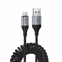 Kabelis USB A į Micro USB Hoco 2,4A 1,5 m X121 juodas