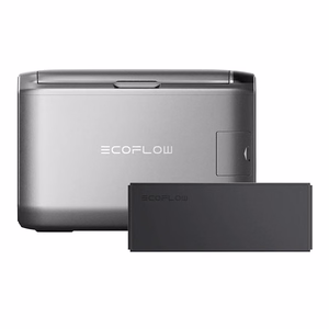 Rinkinys: EcoFlow Glacier 55L nešiojamas šaldytuvas + 298Wh baterija.
