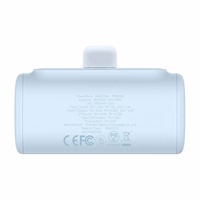 Išorinė baterija OS-Baseus Compact IP 5000mAh 20W (mėlyna)