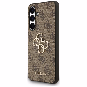 Guess Big 4G Classic Logo dėklas telefonui Samsung Galaxy S25 FE - rudas