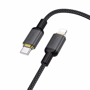 Cable USB C to Lightning Hoco PD 30W 1 m X128 Benefit black