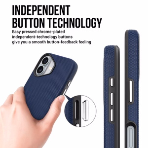 Dėklas Perfectionists Triangle Mag Case Apple iPhone 11 tamsiai mėlynas