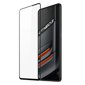 Dux Ducis 9D grūdintas stiklas apsauginis stiklas Realme GT Neo 3 9H su juodu rėmeliu