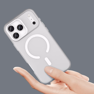 Dėklas Magnetic Abrasive (MagSafe) skirtas iPhone 17 Pro Max Matte White