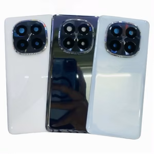 Galinis dangtelis suderinamas su Xiaomi Redmi Note 14 Pro+ 4G juodas (su kameros objektyvu) OEM