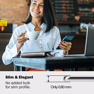 Crong Crystal Slim dėklas, skirtas Nokia 3.1, skaidrus