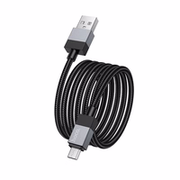 Kabelis USB A į Micro USB Hoco 2,4A 1 m X110 juodas