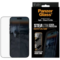 PanzerGlass Stealth itin platus Fastfit grūdintas apsauginis stiklas iPhone 17 Pro Max telefonui