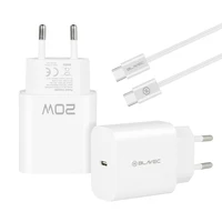 Blavec Wall charger BC-9 - Type C - PD 20W 3A with Type C to Type C cable (TCBC9-CW203A+CC) white