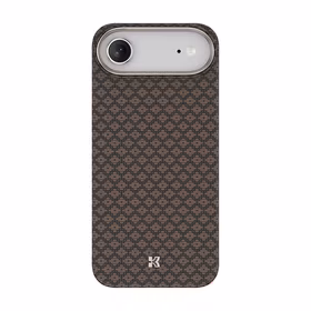 Benks Magnetic Armor Air Armor Grid Kevlar dėklas metaliniu rėmeliu 600D (A068) iPhone 17 Air auksinis
