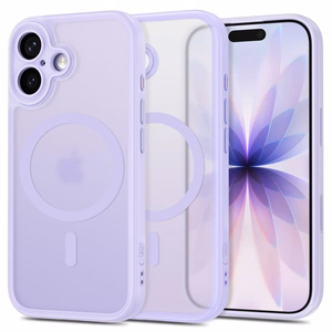 Tech-Protect MagPeak MagSafe CC  iPhone 17 dėklas, matinis violetinis