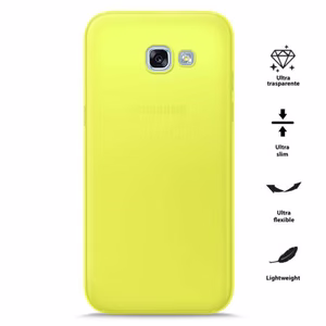 Чехол PURO 0.3 Nude для Samsung Galaxy A3 (2017), флуоресцентный жёлтый