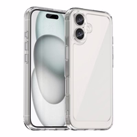 Outer Space dėklas telefonui su geliniu rėmeliu iPhone 16 Plus - skaidrus