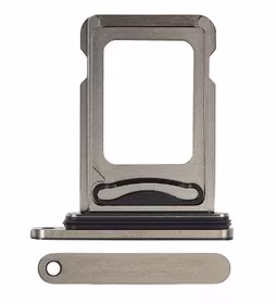 SIM kortelės laikiklis skirtas iPhone 15 Pro/15 Pro Max Dual SIM Natural Titanium ORG