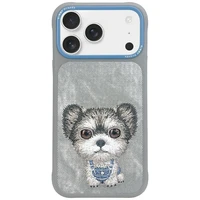 Nimmy Big Eyed Pet 2.0 Šuns dėklas telefonui iPhone 17 Pro - pilka