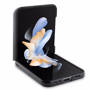 Karl Lagerfeld Saffiano Monogram Choupette Pin dėklas telefonui Samsung Galaxy Z Flip 5 - juoda