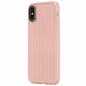 Incase Protective Guard dėklas, skirtas iPhone XS / X, rausvo aukso spalvos