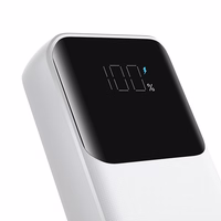 Mini išorinė baterija Joyroom JR-PBC06 30W 10000mAh su integruotais laidais (balta)