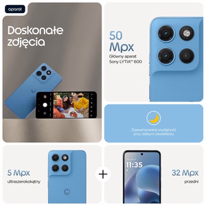 Motorola moto g17 17,1 cm (6.72") Dviguba SIM jungtis Android 15 C tipo USB 4 GB 128 GB 5200 mAh Mėlyna