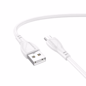 Borofone laidas BX121 Energy - USB į Micro USB - 2,4A 1 metras baltas