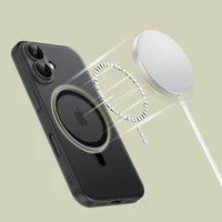 Tech-Protect MagSlim Magnetinis dėklas telefonui iPhone 16 - juodas