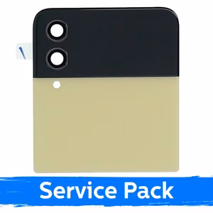 LCD ekranas suderinamas su Samsung F721 Z Flip4 (OUTER) su rėmeliu / Geltonas / (Service Pack)