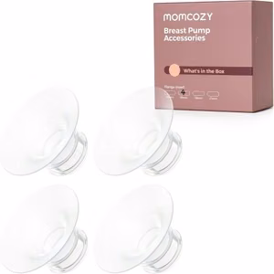 Momcozy M5/M6/M9 – 17 mm breast-pump flange insert, 4 pieces