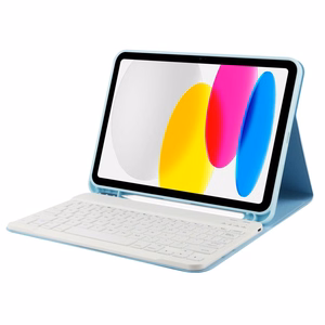 Tech-Protect SC Pen + Keyboard dėklas su klaviatūra iPad 10.9" 2022 - šviesiai mėlyna