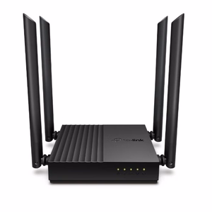 TP-LINK ARCHER C64 dviejų dažnių Wi-Fi maršrutizatorius, juodas